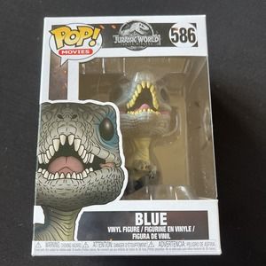 FUNKO Pop Movies Jurassic World Fallen Kingdom BLUE 586 Vinyl Velociraptor - NEW